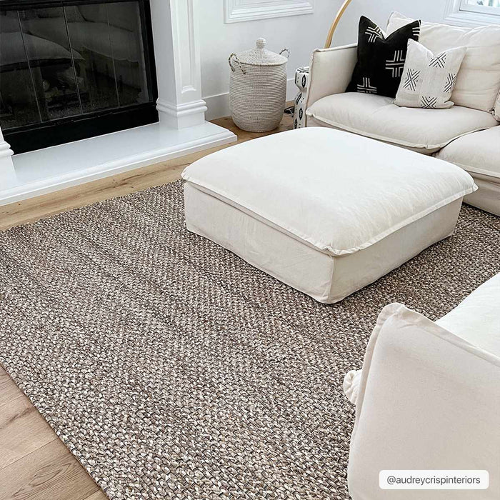 Hauteloom Caspar Hand Woven Natural Jute Rug