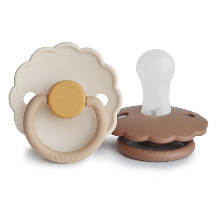 Mushie FRIGG Daisy Silicone Pacifier 2-Pack