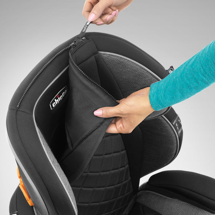 Chicco KidFit Zip Air Plus 2-in-1 Belt Positioning Booster Car Seat - Q Collection