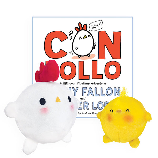 MerryMakers Con Pollo's Pollito Plush Doll & Book