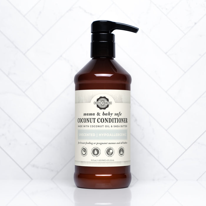 Rustic Strength Coconut Conditioner | Mama + Baby Safe