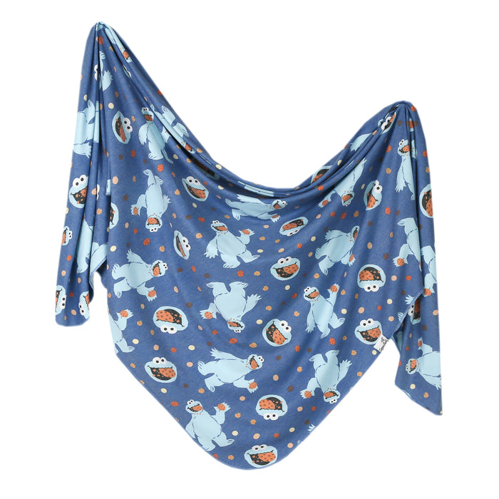 Copper Pearl Cookie Monster Knit Blanket Single