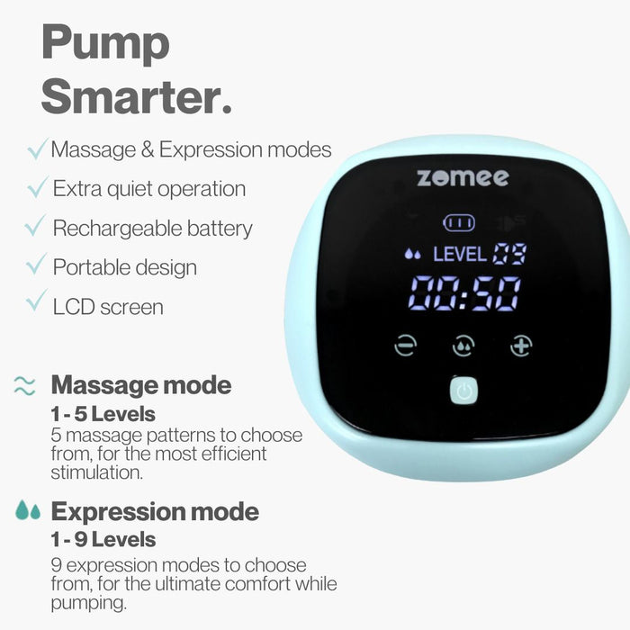 Zomee Z1 Rechargeable Double Electric Breast Pump