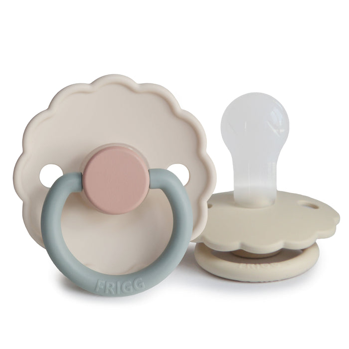 Mushie FRIGG Daisy Silicone Pacifier 2-Pack