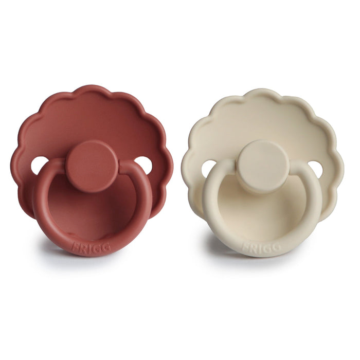 Mushie FRIGG Daisy Silicone Pacifier 2-Pack