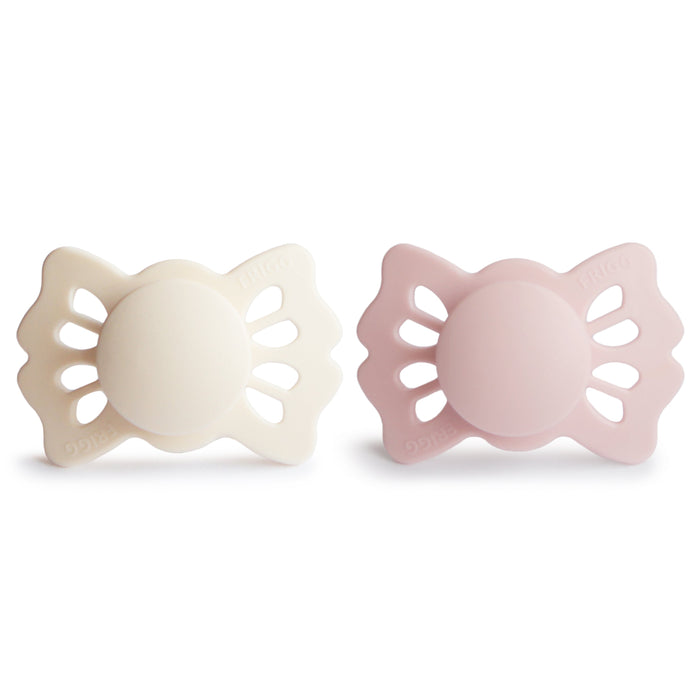 Mushie FRIGG Lucky Symmetrical Silicone Pacifier 2-Pack (0-6 Months)