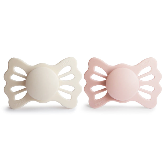 Mushie FRIGG Lucky Symmetrical Silicone Pacifier 2-Pack (6-18 Months)