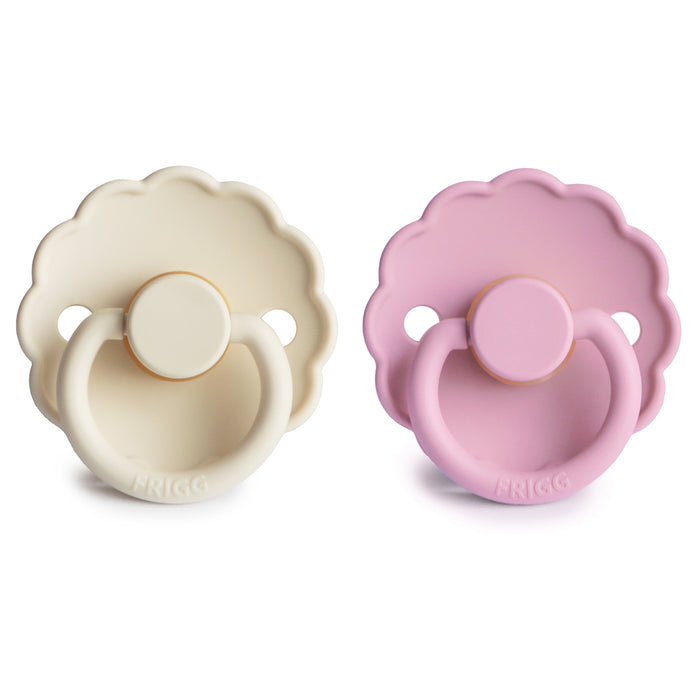 Mushie FRIGG Daisy Natural Rubber Pacifier 2-Pack