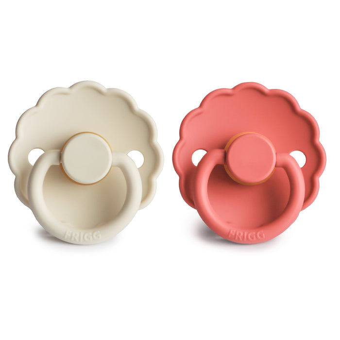 Mushie FRIGG Daisy Natural Rubber Pacifier 2-Pack