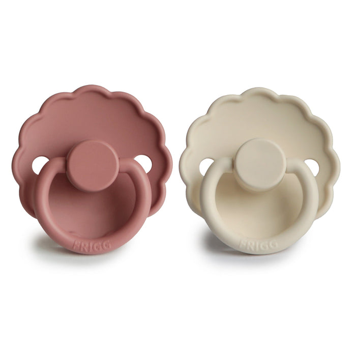 Mushie FRIGG Daisy Silicone Pacifier 2-Pack