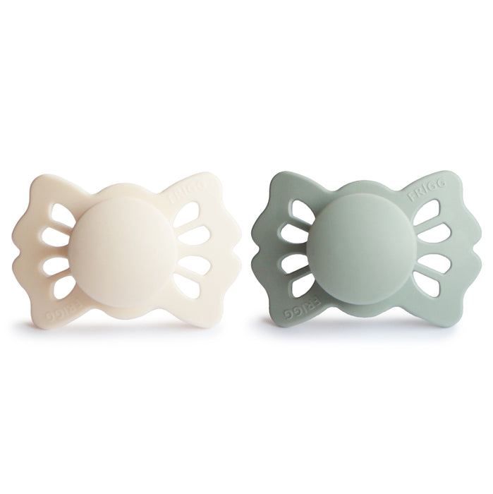 Mushie FRIGG Lucky Symmetrical Silicone Pacifier 2-Pack (0-6 Months)