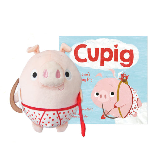 MerryMakers Cupig Plush Doll & Book