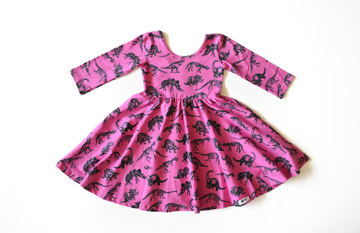 Worthy Threads Twirly Dress in Dino