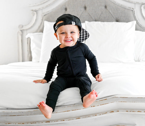 Dream Big Little Co Black Dream Romper