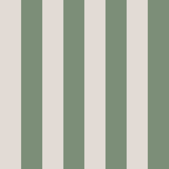 Dekornik Green Portofino Stripes Wallpaper