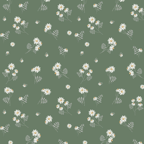 Dekornik Camomilla Green Wallpaper