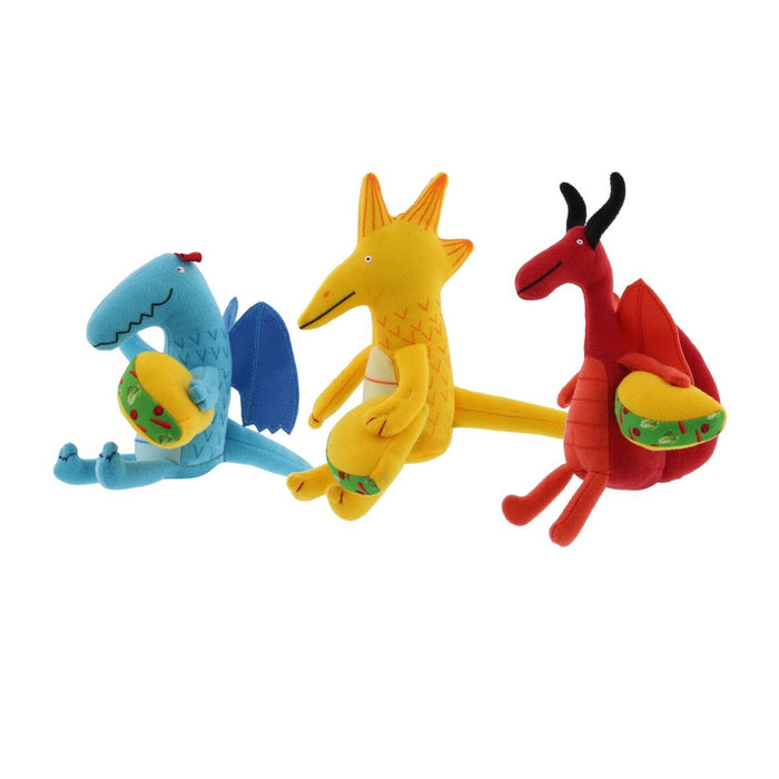 MerryMakers Dragons Love Tacos Mini Doll Set & Book