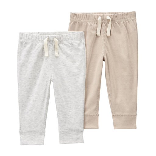 Carter's Baby Boys 2-pc. Cuffed Pull-On Pants-Beige