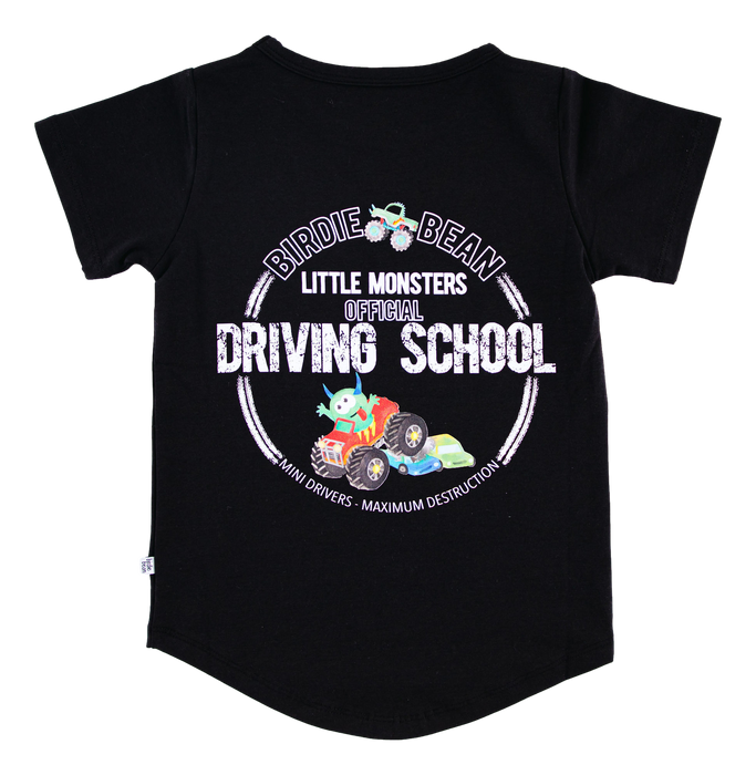 Birdie Bean driving school graphic t-shirt