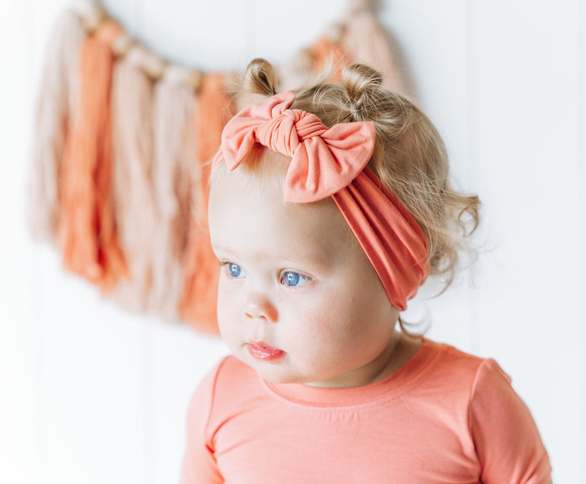 Dream Big Little Co Coral Dream Bow