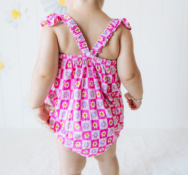 Dream Big Little Co Happy Daisies Bubble Romper