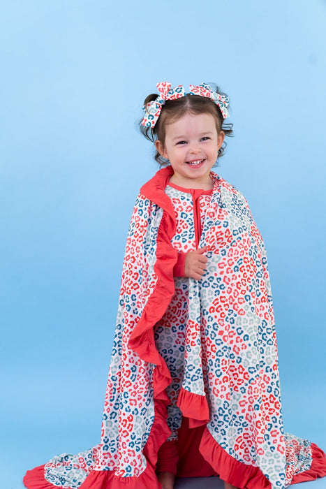 Dream Big Little Co STAR SPANGLED & SASSY DREAM RUFFLE BLANKET