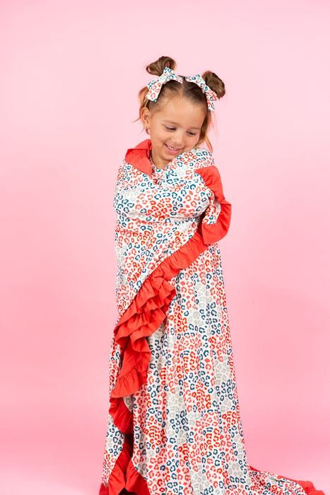 Dream Big Little Co STAR SPANGLED & SASSY DREAM RUFFLE BLANKET