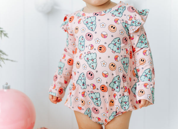 Dream Big Little Co Groovy & Bright Dream Bubble Romper