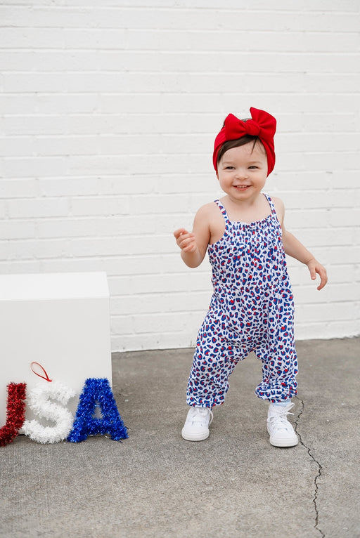 Dream Big Little Co WILD AND FREE DREAM SMOCKED JUMPSUIT
