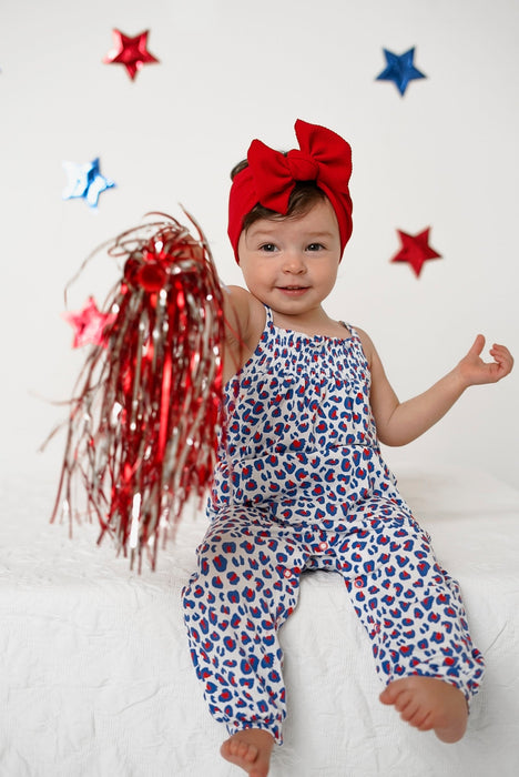 Dream Big Little Co WILD AND FREE DREAM SMOCKED JUMPSUIT