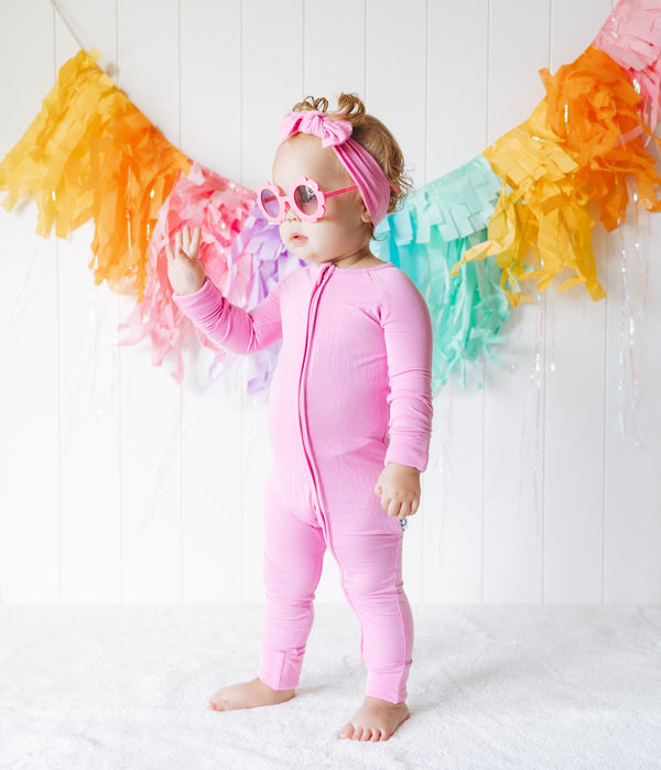 Dream Big Little Co PETAL PINK DREAM ROMPER