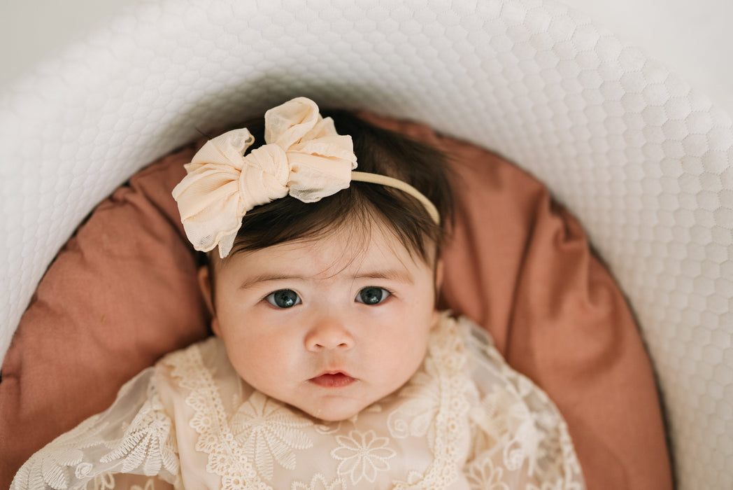 Reverie Threads Harlow Headband in Beige