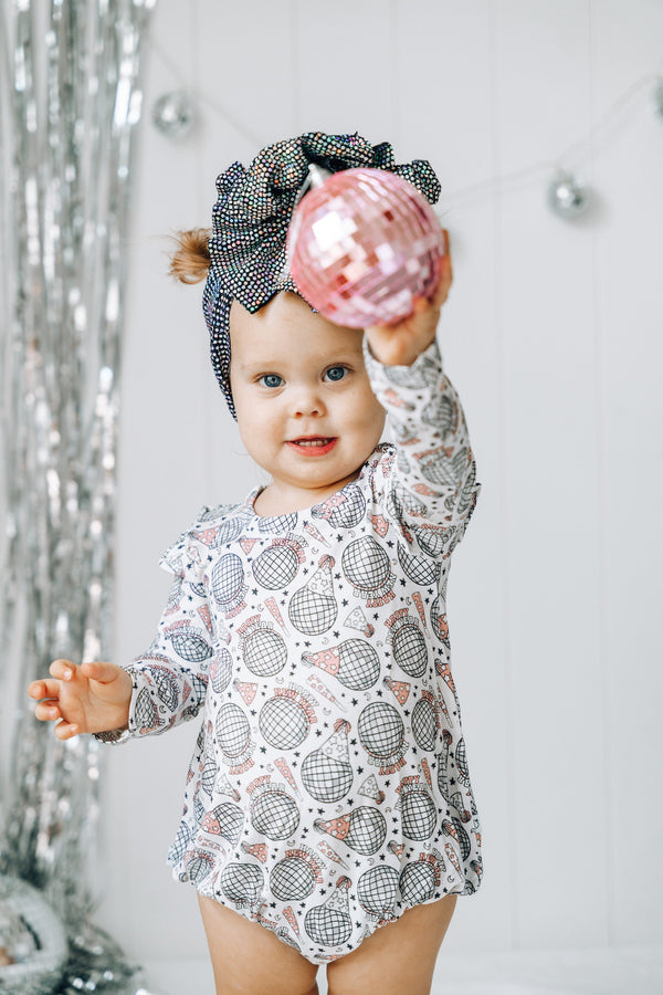 Dream Big Little Co Last Disco Dream Bubble Romper