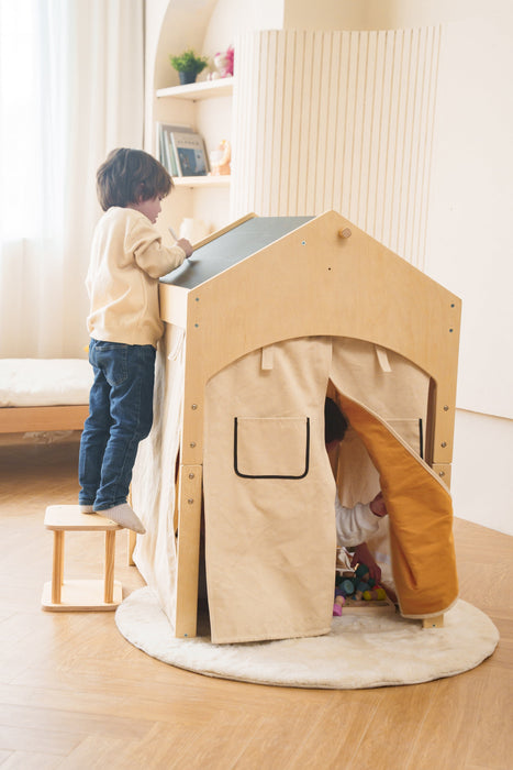 Avenlur Ash - Wood Adjustable Learning Tent with Desk and Chair
