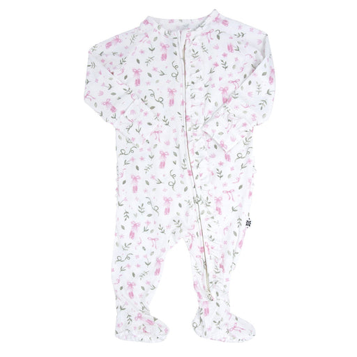 Sweet Bamboo Ruffle Footie