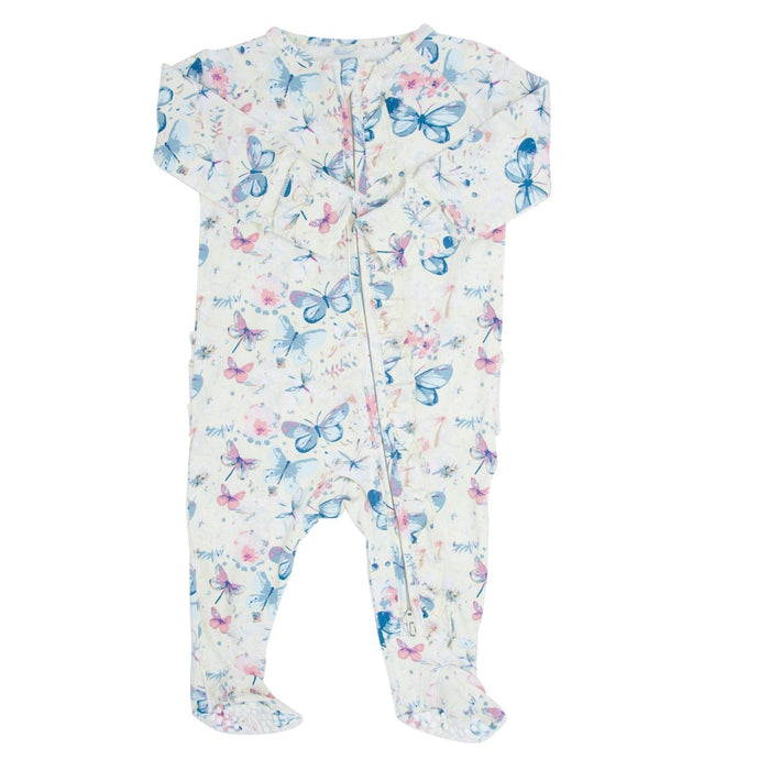 Sweet Bamboo Ruffle Footie