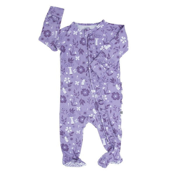 Sweet Bamboo Ruffle Footie