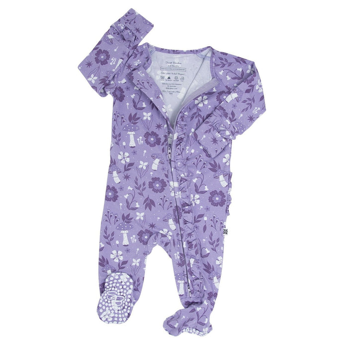 Sweet Bamboo Ruffle Footie