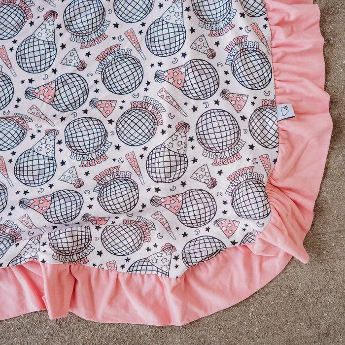 Dream Big Little Co LAST DISCO DREAM RUFFLE BLANKET