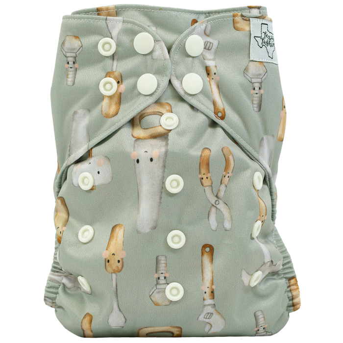 Texas Tushies Slim Fit Pocket Cloth Diaper