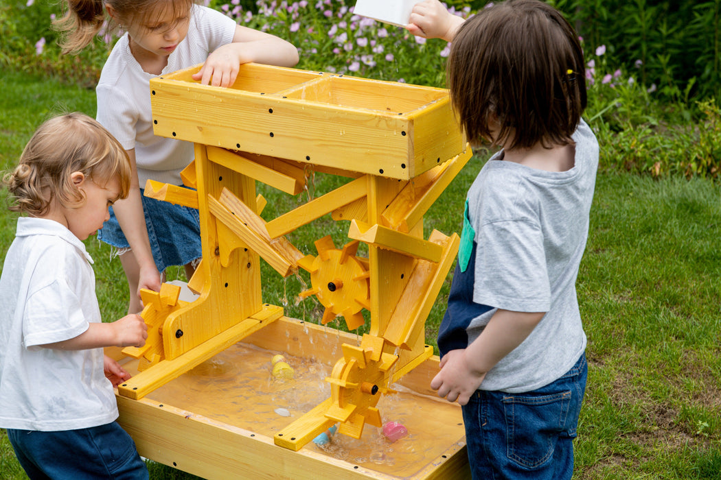 Avenlur Outdoor Wooden Water Table For Kids, Toddlers Playset