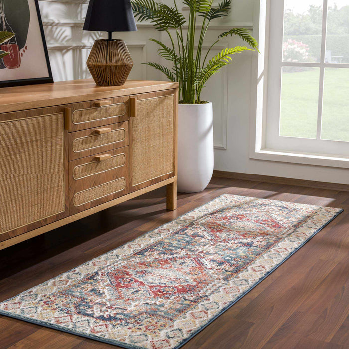 Hauteloom Brend Rust Medallion Area Rug