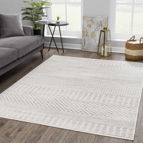 Hauteloom Tigri Aztec Ivory & Gray 2318 Area Rug