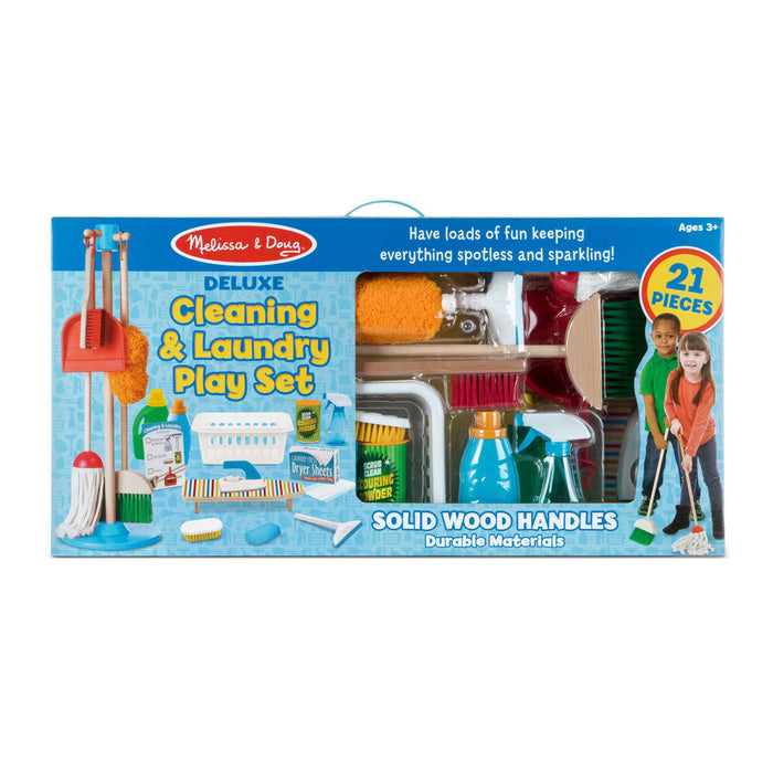Melissa & Doug Deluxe Cleaning and Laundry Play Set
