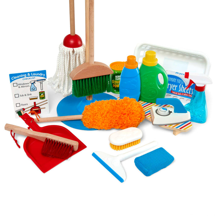 Melissa & Doug Deluxe Cleaning and Laundry Play Set