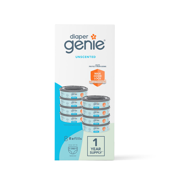 Diaper Genie Base Unscented Refill - 8PK