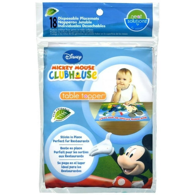 Disney Neat Solutions Table Topper Disposable Placemats for Children