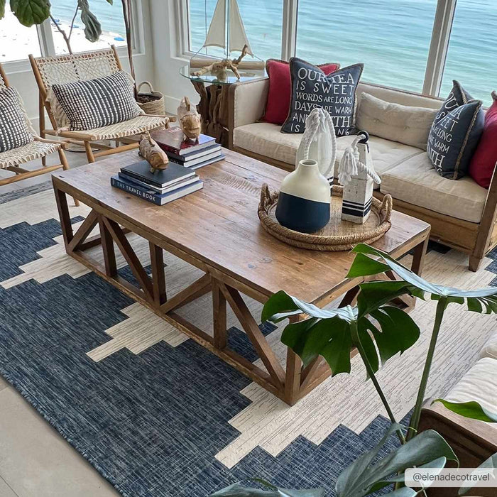 Hauteloom Djugun Navy Indoor & Outdoor Rug