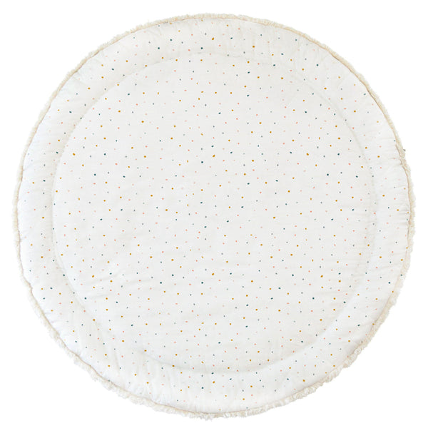 Makemake Organics Organic Baby Play Mat - Dotty and Ivory