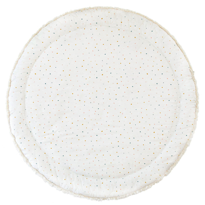 Makemake Organics Organic Baby Play Mat - Dotty and Ivory